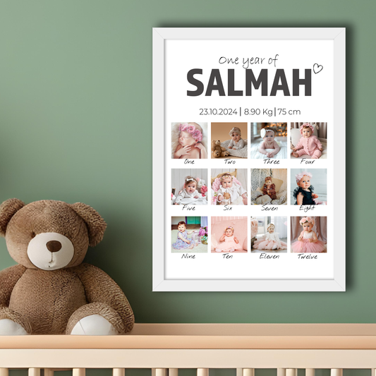 My First Year Frame - Design 3