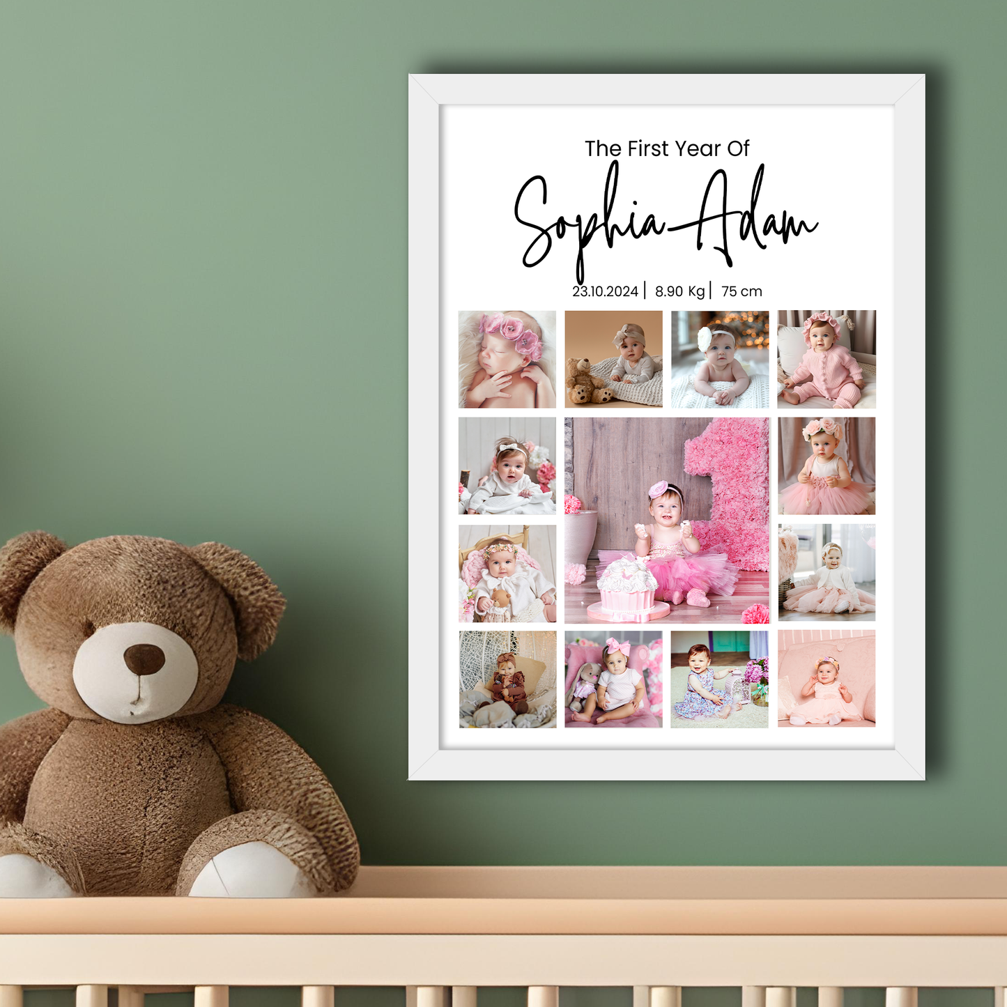 My First Year Frame - Design 4