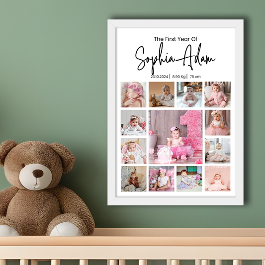 My First Year Frame - Design 4