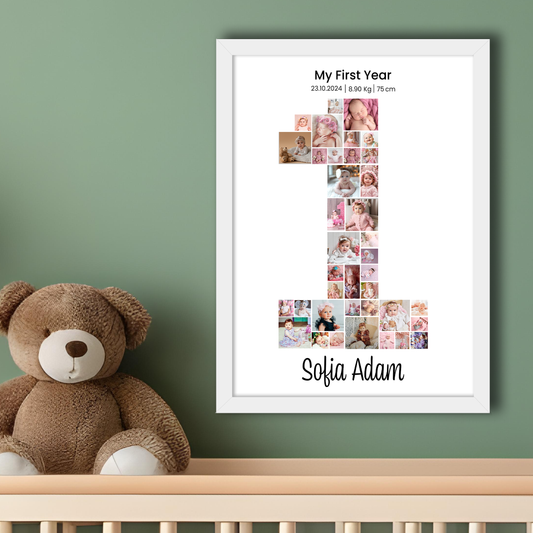My First Year Frame - Design 6