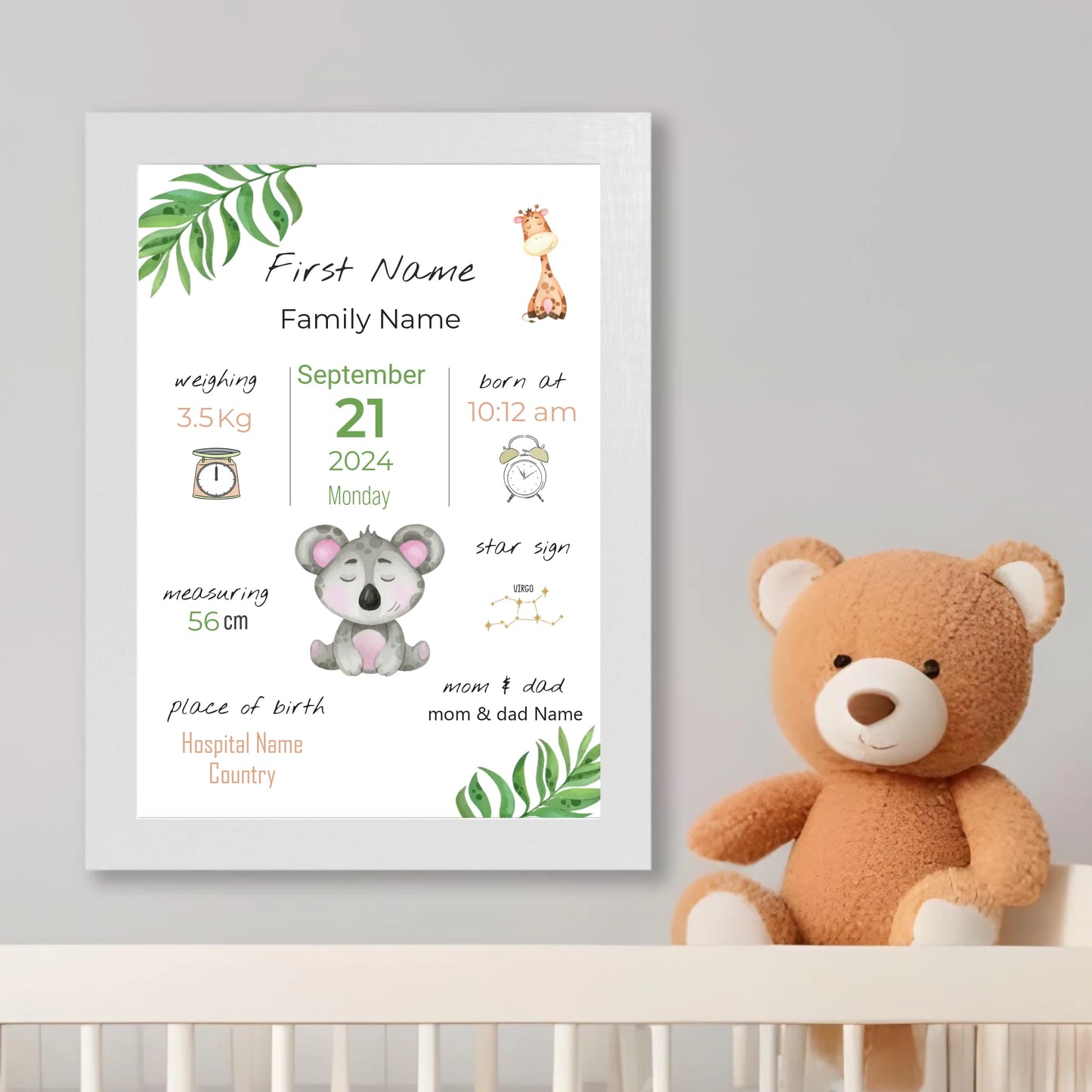 Newborn Frame  - Design 3