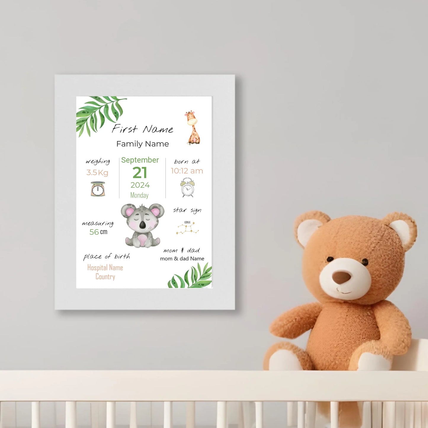 Newborn Frame  - Design 3