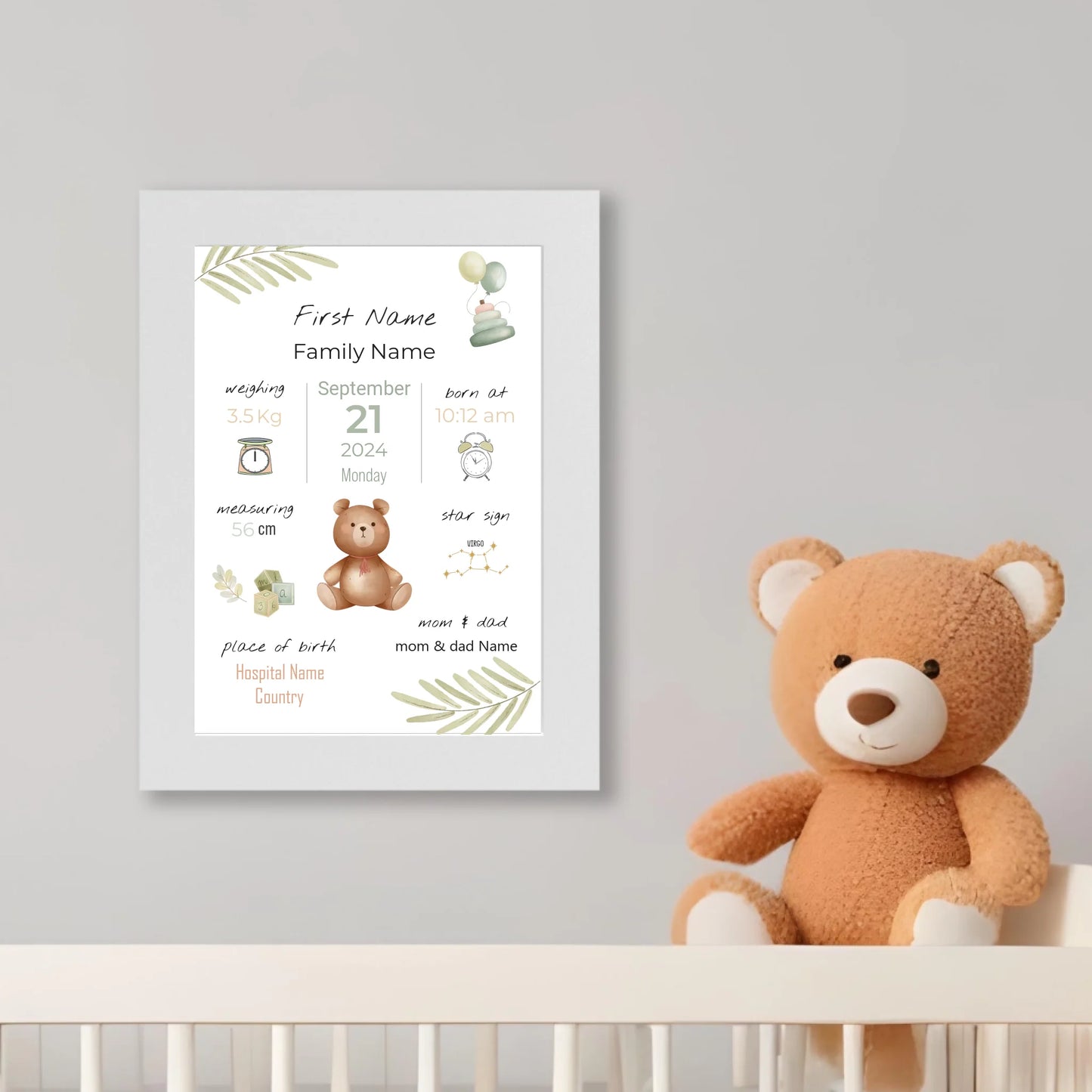 Newborn Frame  - Design 1